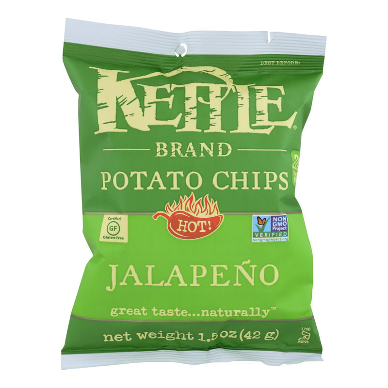 Kettle Brand Jalapeno Hot Potato Chips - Pack of 24 - Cozy Farm 