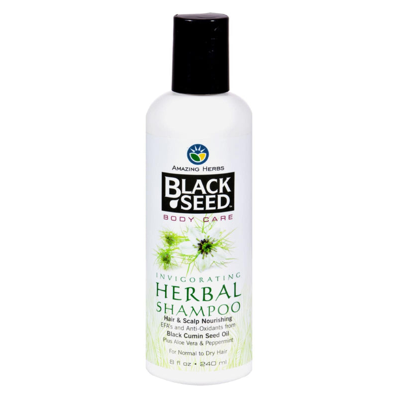 Herbal Black Seed Shampoo (8 Oz.) for Hair Growth and Dandruff Control - Cozy Farm 