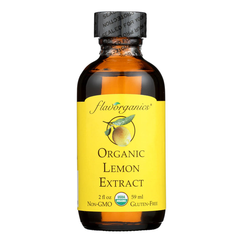 Flavorganics Organic Lemon Extract: Brighten Up Your Dishes with Zesty Citrus Goodness - Cozy Farm 