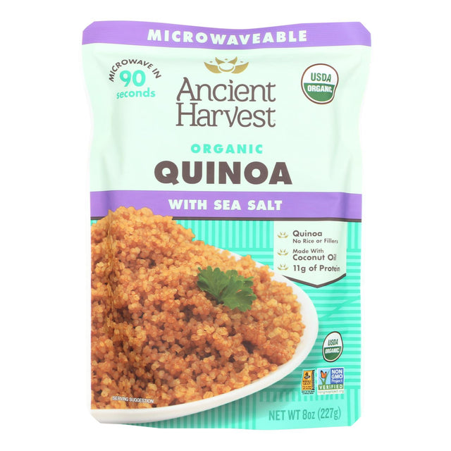 Ancient Harvest Organic Quinoa with Sea Salt (Pack of 12) 8 Oz - Cozy Farm 