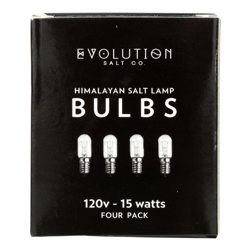 Evolution Salt Lamp Bulbs - 4-Pack - 15 Watt - Clear - Cozy Farm 