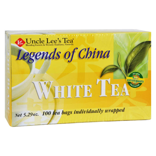 Uncle Lee's Legends of China White Tea (Pack of 100 Tea Bags) - Cozy Farm 