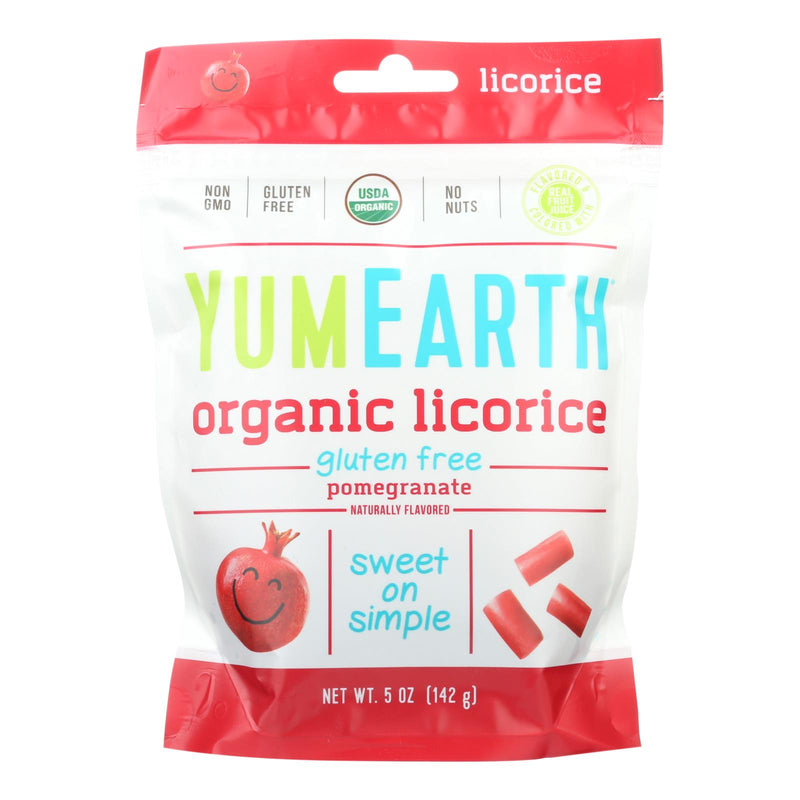 Yumearth Organics Pomegranate Licorice Snack Bites (Pack of 12) - 5 Oz. Each - Cozy Farm 