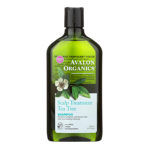 Avalon Organics Anti-Dandruff Tea Tree Scalp Treatment Shampoo (11 Fl Oz) - Cozy Farm 