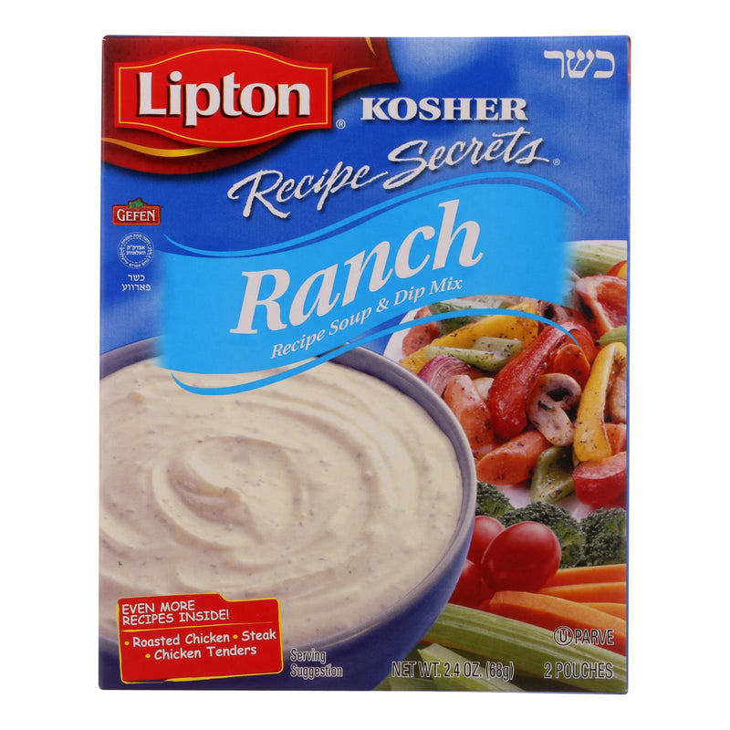 Lipton Recipe Secrets Ranch Kosher Pack (12 Pack) - 2.4 Oz - Cozy Farm 