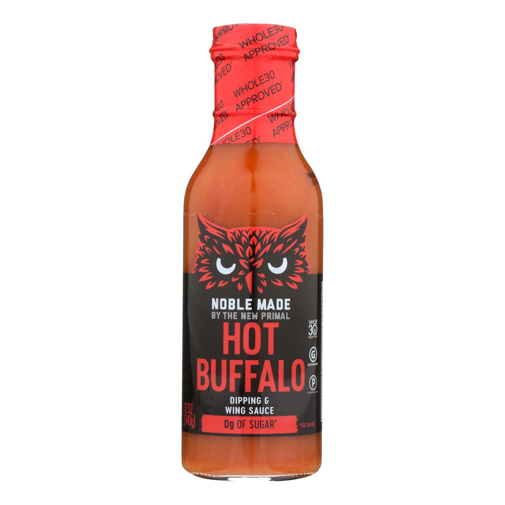 The New Primal - Sauce Buffalo Hot Paleo (Pack of 6 - 12 Oz.) - Cozy Farm 