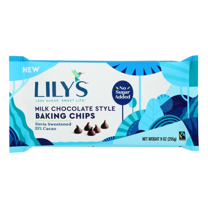 Lily's Sweets 9 Oz. Milk Chocolate Baking Chips (Pack of 12) - Cozy Farm 