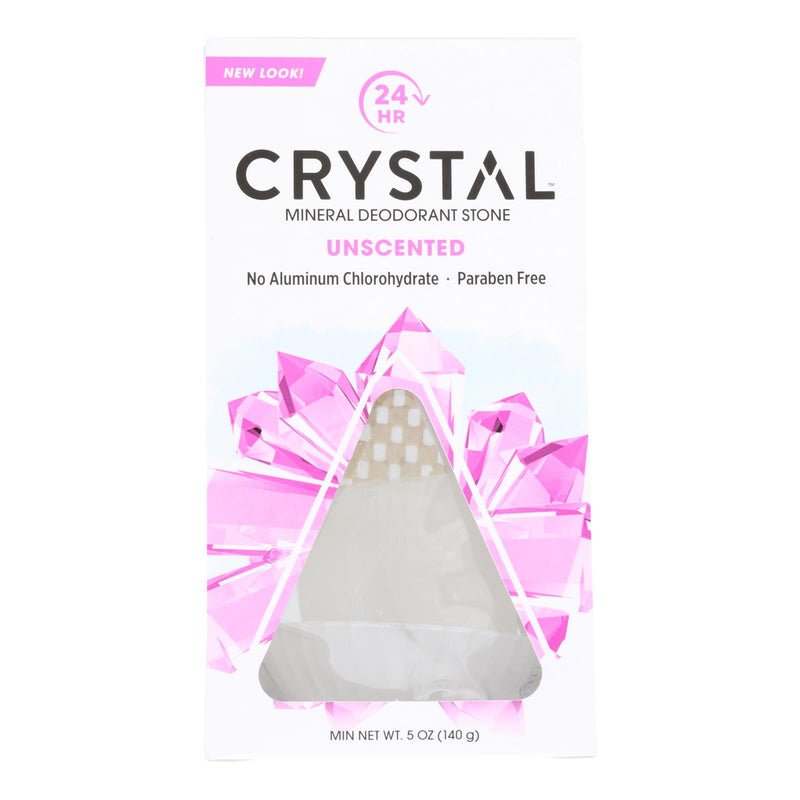 Crystal Mineral Deodorant Stone Unscented (5 Oz) - Cozy Farm 
