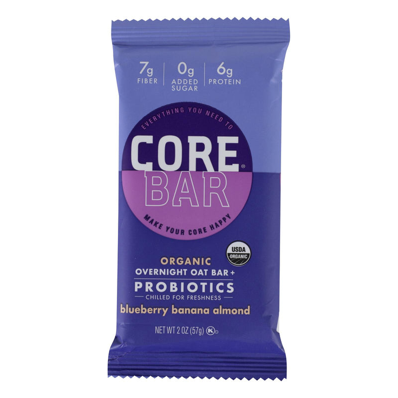 Core Foods Probiotic Blueberry Bar, 2 Oz. (Pack of 8) - Cozy Farm 