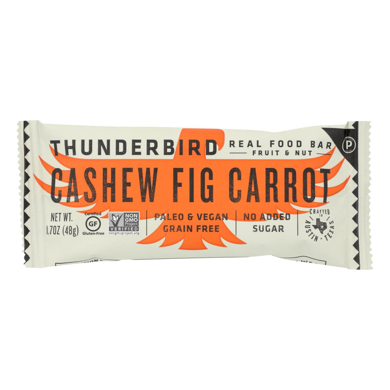 Thunderbird Bar Cashew Fig Carrot, 1.7 Oz. (Pack of 12) - Cozy Farm 