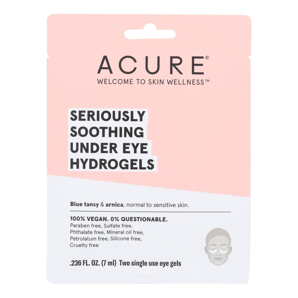 Acure Seriously Soothing Under Eye Hydrogels (Pack of 12 - 0.236 Fl Oz.) - Cozy Farm 