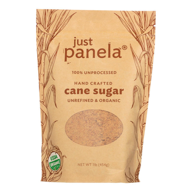 Just Panela Handcrafted Organic Unrefined Cane Sugar - 8 x 16 Oz - Cozy Farm 