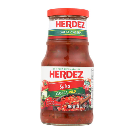 Herdez Salsa Casera Medium, 16oz (Pack of 12) - Cozy Farm 