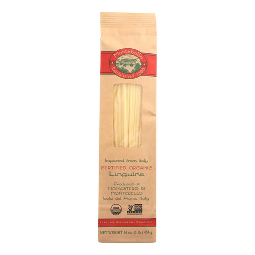 Organic Montebello Linguini Pasta (Pack of 12 - 1 lb.) - Cozy Farm 