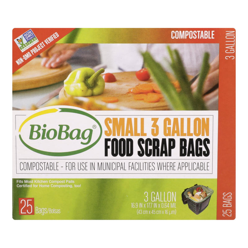 Biobag Compostable Waste Bags: 3 Gallon Capacity (Pack of 12 Rolls with 25 Count Each) - Cozy Farm 