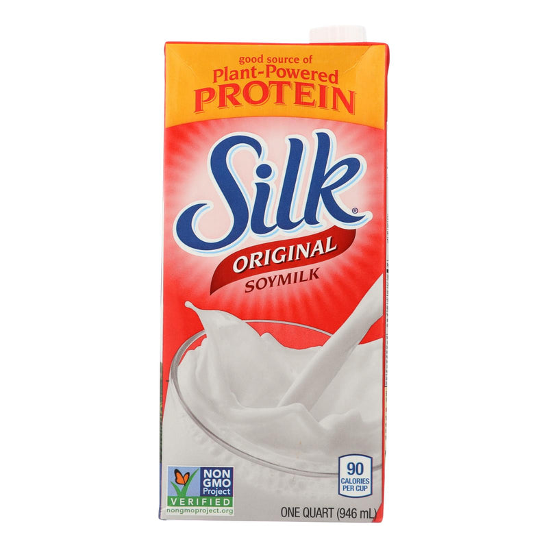 Silk Soymilk: 32 Fl. Oz., Dairy-Free and Original Flavor (Pack of 6) - Cozy Farm 
