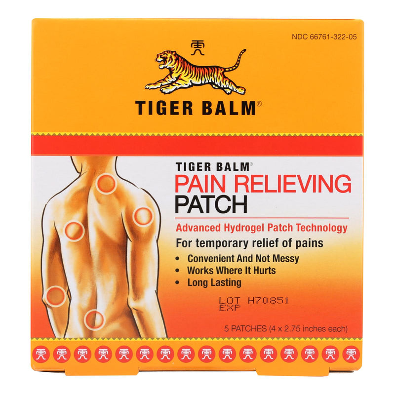 Tiger Balm Pain Relieving Patches (Pack of 6): - Cozy Farm 