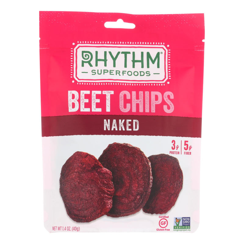 Rhythm Superfoods Naked Beet Chips - 1.4 Oz. (Pack of 12) - Cozy Farm 