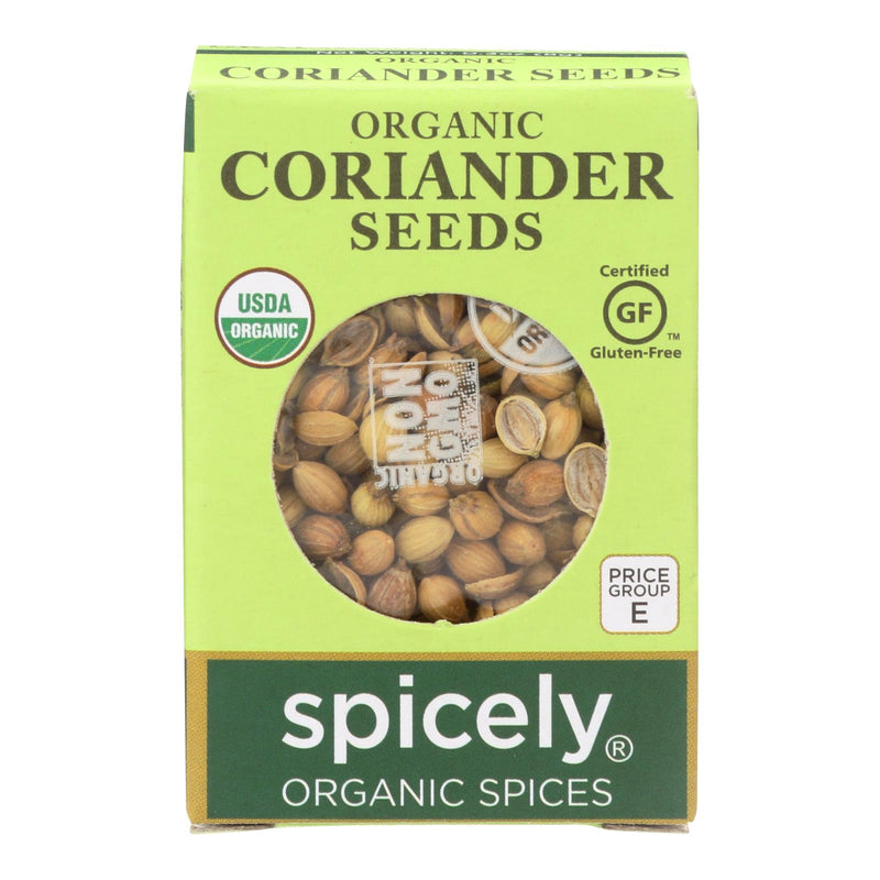 Spicely Organics Coriander Seeds, Organic, 6 x 0.3 Oz. Packs - Cozy Farm 