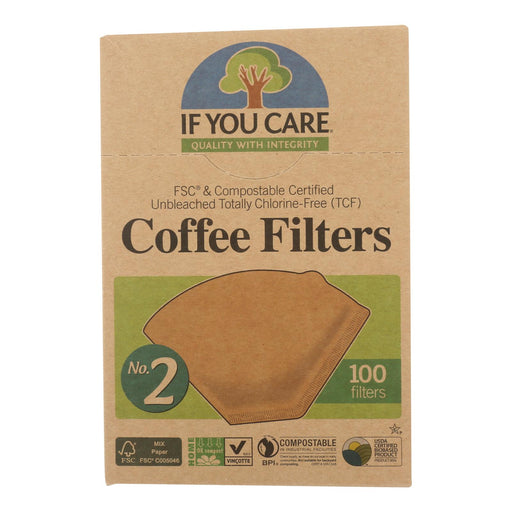 If You Care Natural Unbleached Coffee Filters, 100 Count (Pack of 12) - 2 Lbs - Cozy Farm 
