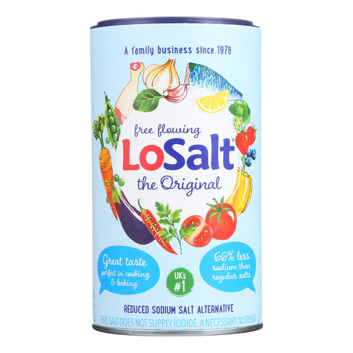 Losalt Reduced Sodium Salt (Pack of 6) - 12.35 Oz. - Cozy Farm 