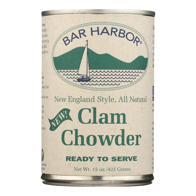 Bar Harbor Ready-to-Serve Clam Chowder (15 Oz. Cans, Case of 6) - Cozy Farm 