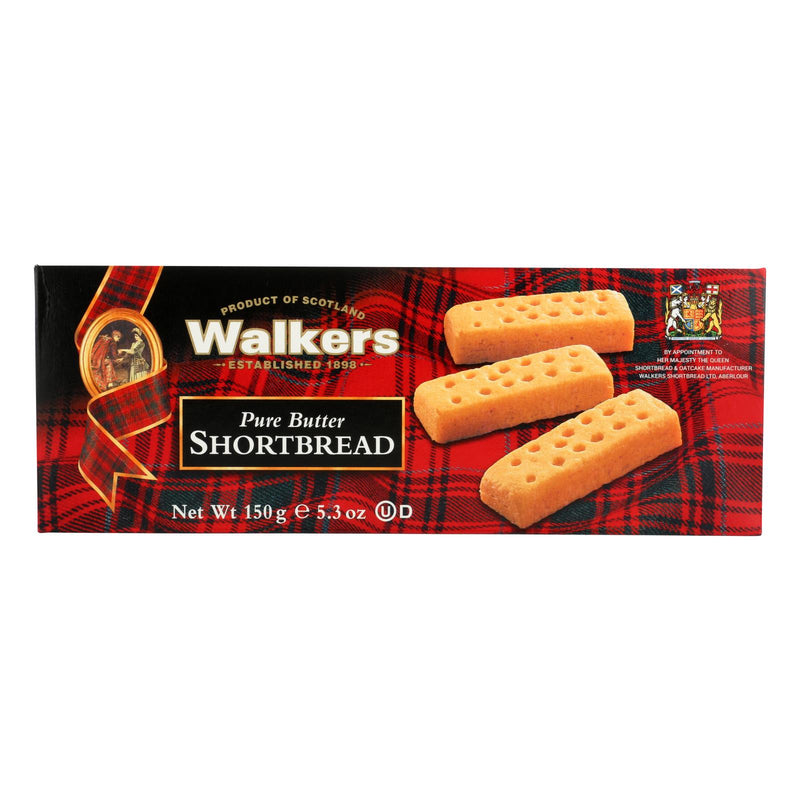 Walkers Pure Butter Shortbread Fingers (Pack of 12 - 5.3 Oz. Each) - Cozy Farm 