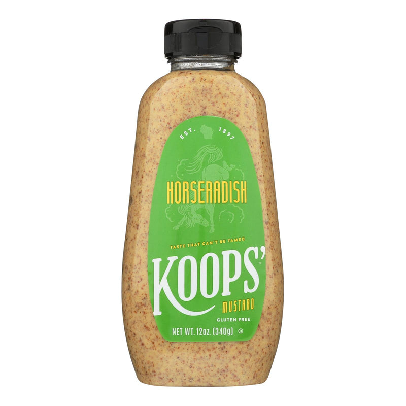Koop's 12 Pack of 12 Oz. Mustard Horseradish - Cozy Farm 