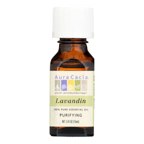 Aura Cacia Lavandin Essential Oil, 0.5 Fl Oz - Cozy Farm 