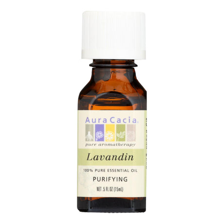 Aura Cacia Lavandin Essential Oil, 0.5 Fl Oz - Cozy Farm 