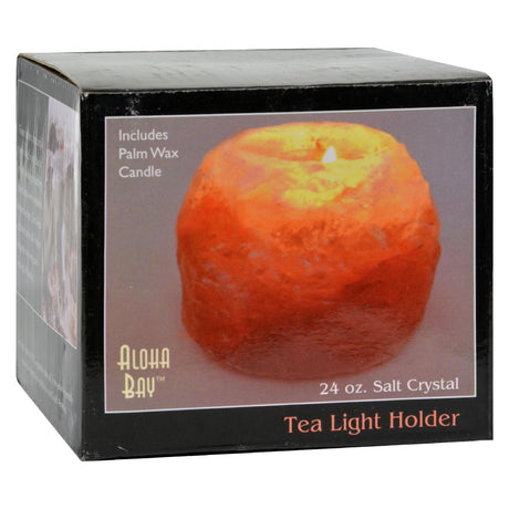 Himalayan Pink Crystal Rock Salt Tea Light Candle Holder - Cozy Farm 