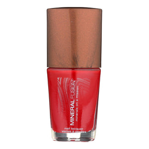 Mineral Fusion Crimson Clay Nail Polish, 0.33 Oz. - Long-Lasting, Vegan, Cruelty-Free - Cozy Farm 