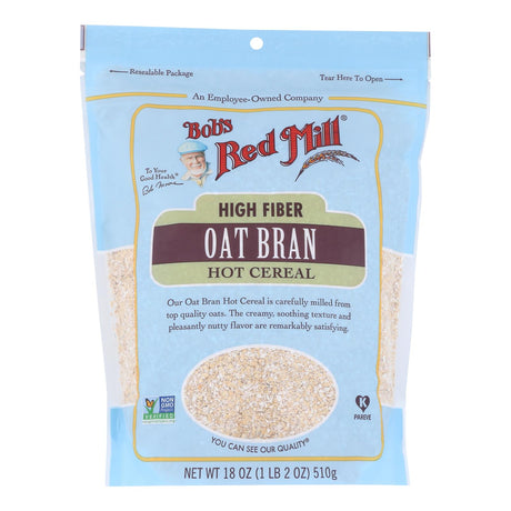 Bob's Red Mill Oat Bran Hot Cereal (Pack of 4 - 18 Oz.) - Cozy Farm 