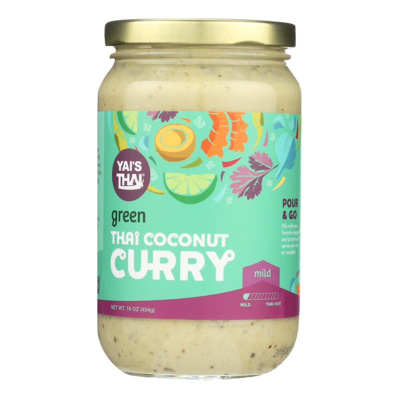 Yai's Thai Coconut Curry Green (Pack of 6 - 16 Oz.) - Cozy Farm 