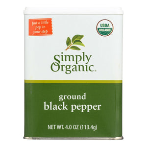 Simply Organic Ground Black Pepper, Pack of 6 - 4 Oz. - Cozy Farm 
