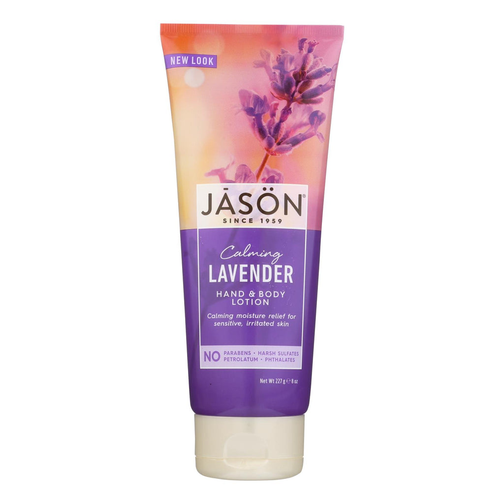 Jason Pure Natural (Pack of 8) Hand and Body Lotion Calming Lavender - Fl Oz - Cozy Farm 