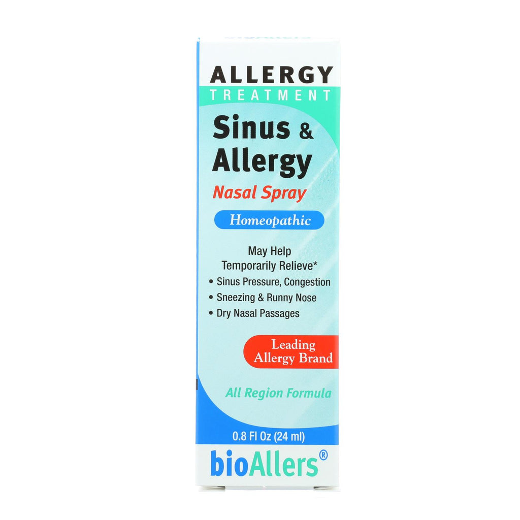 Pack of Bio-Allers Sinus and Allergy Relief Nasal Spray, 0.8 Fl Oz - Cozy Farm 