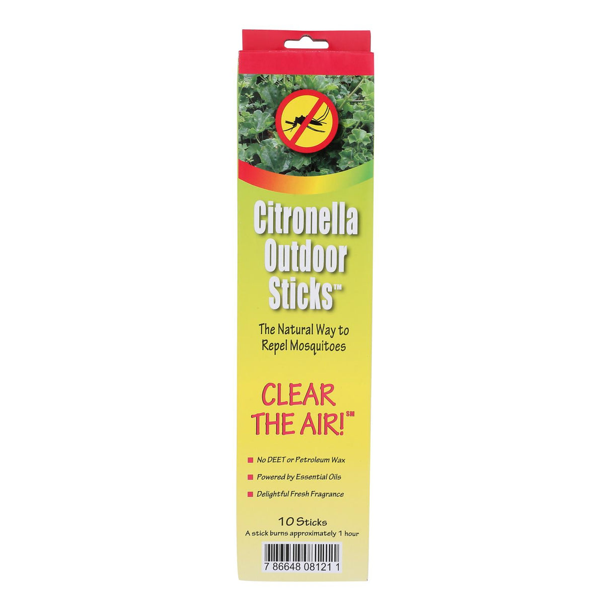 Neem Aura Naturals Outdoor Citronella Sticks, 10 Pack - Cozy Farm 