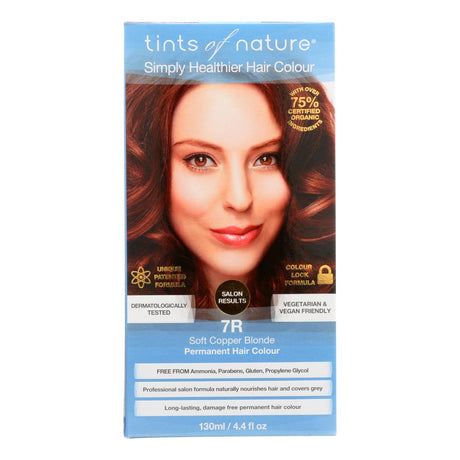 Tints of Nature Semi-Permanent Soft Copper Blonde Hair Color - 4.4 Fl Oz - Cozy Farm 