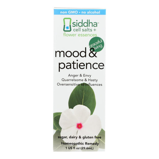 Siddha Cell Salts + Flower Essentials Mood & Patience  - 1 Fl. Oz. - Cozy Farm 