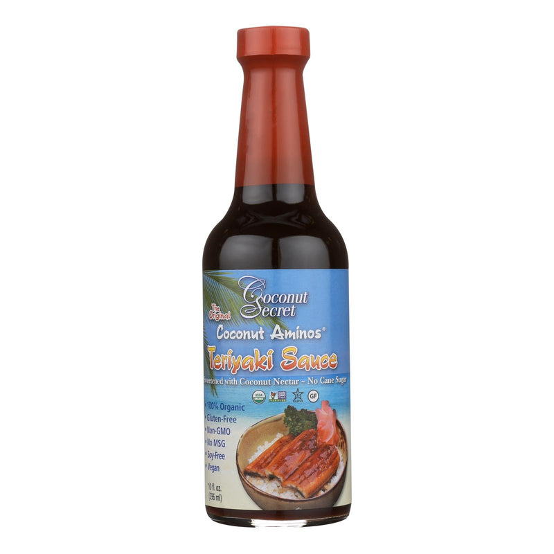 Coconut Secret Organic  Teriyaki Sauce (10 Fl Oz x 12) - Cozy Farm 
