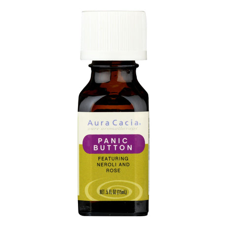 Aura Cacia Panic Button Essential Oil Blend, 0.5 Fl Oz - Cozy Farm 