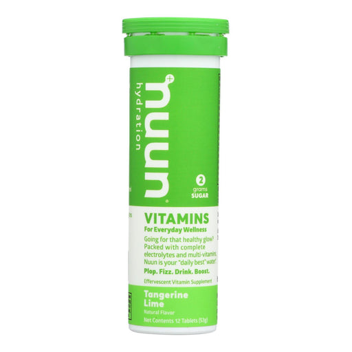 Nuun Vitamins Drink Tab  - Tangerine & Lime (Pack of 8 - 12 Tabs) - Cozy Farm 