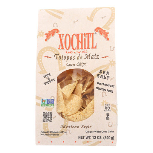 Xochitl White Corn Chips (Pack of 10 - 12 Oz.) - Cozy Farm 