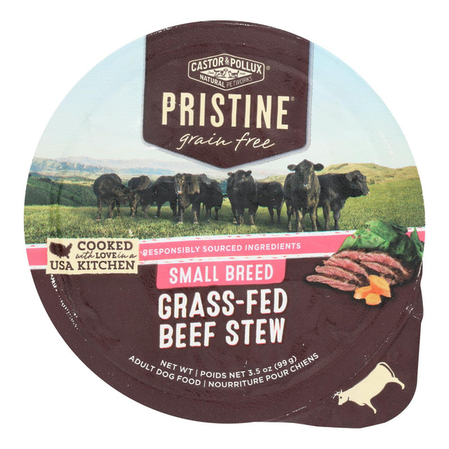 Castor & Pollux GREEN Formula Beef Small Dog Food - 3.50 Oz (Pack of 12) - Cozy Farm 