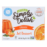 Simply Delish Natural Jel Dessert - Orange - 1.6 Oz., 6-Pack - Cozy Farm 