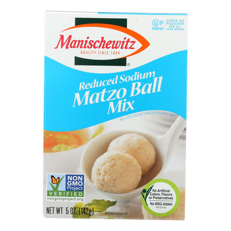 Manischewitz Reduced Sodium Matzo Ball Mix, 5 Oz (Pack of 12) - Cozy Farm 