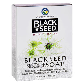 Black Seed Glycerin Vegetable Bar Soap (4.25 Oz. Pack) - Cozy Farm 