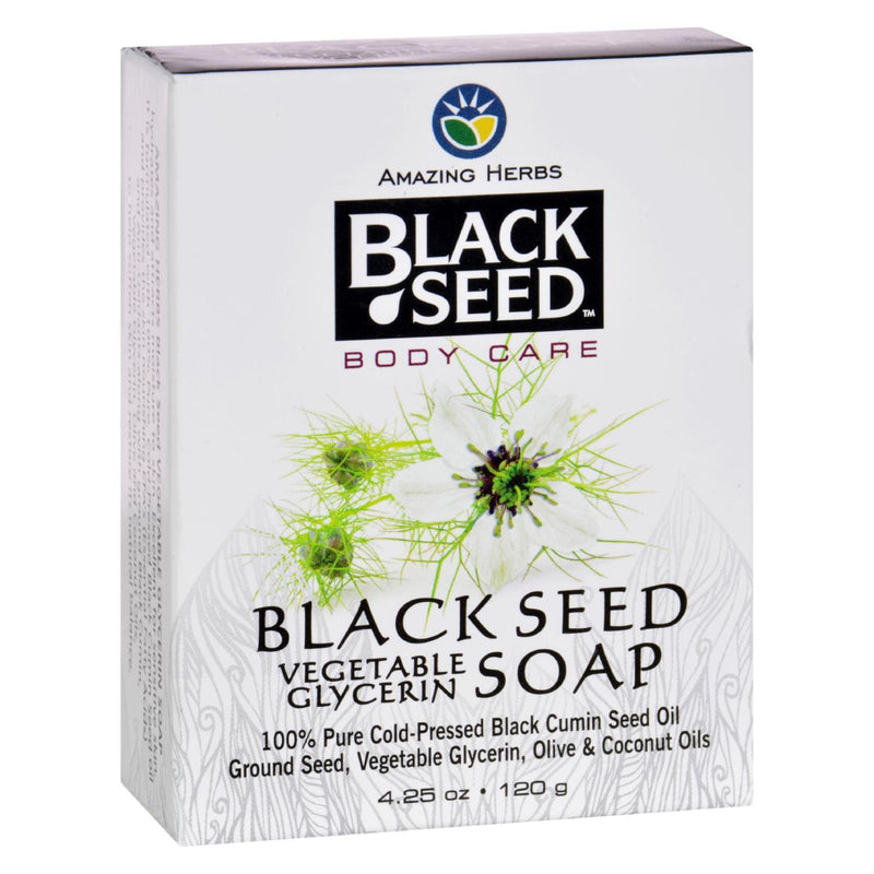 Black Seed Glycerin Vegetable Bar Soap (4.25 Oz. Pack) - Cozy Farm 