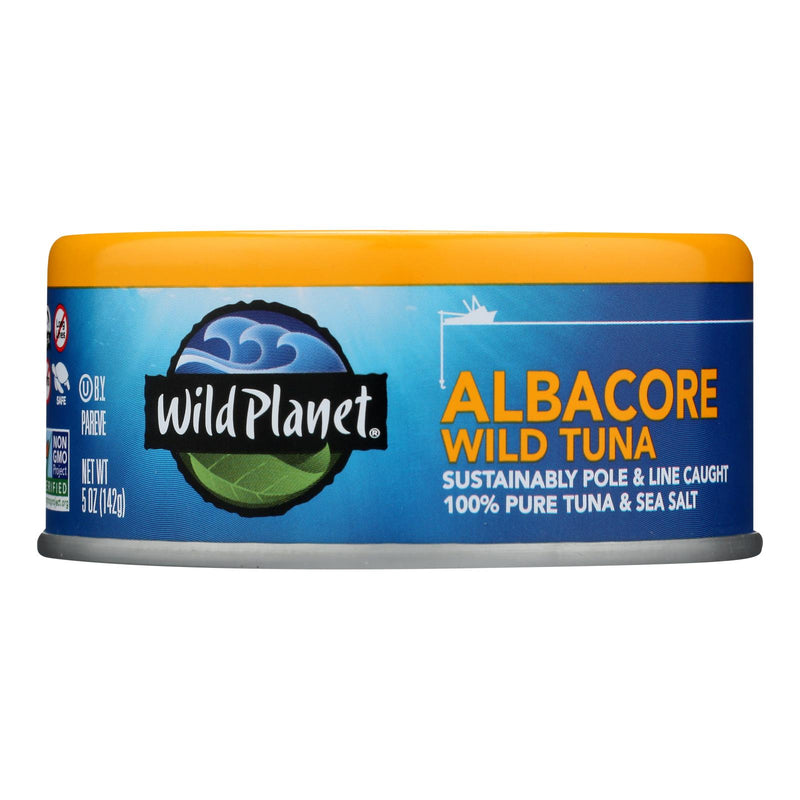 Wild Planet Albacore Tuna - Low Mercury, Kosher, Dolphin Safe, 5 oz. (Pack of 12) - Cozy Farm 